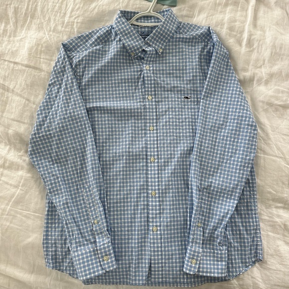 Vineyard Vines On-The-Go Lightweight Gingham Button Down - Picture 2 of 2